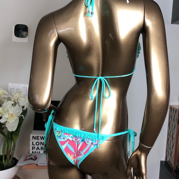 New!! Pink and mint bikini - Picture 5 of 5